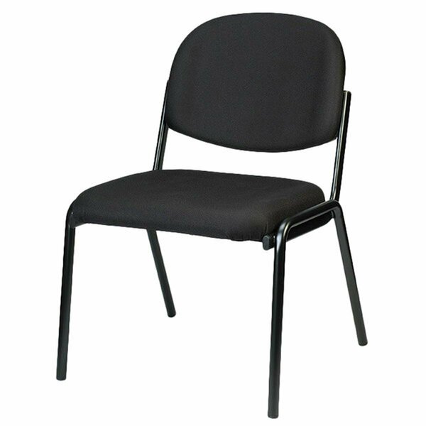 Gfancy Fixtures Black Fabric Guest Chair - 19.3 x 18.5 x 31 in. GF3084762